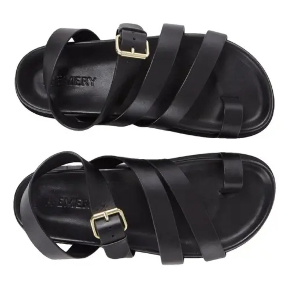 A. EMERY Black Sandals for Women